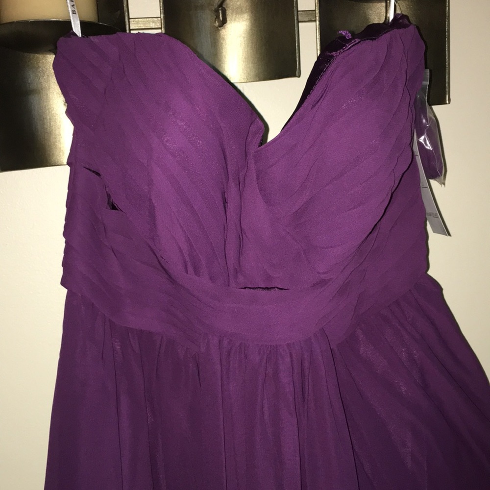 NWT Barijay bridesmaid/formal dress Eggplant Sz 12 - Picture 2 of 8